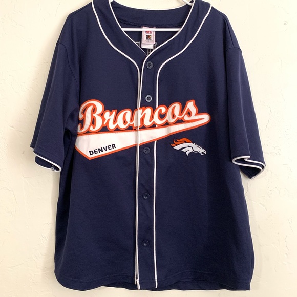 denver broncos baseball jersey